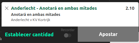 Captura de cuota