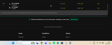 Captura de cuota
