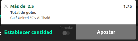 Captura de cuota