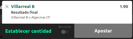 Captura de cuota