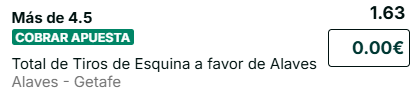 Captura de cuota