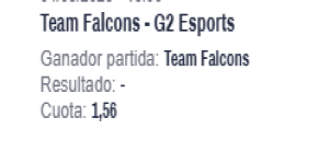 Captura de cuota