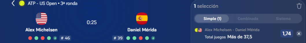Captura de cuota