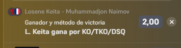 Captura de cuota