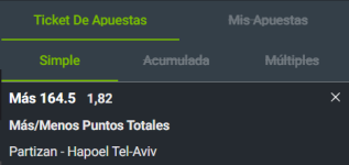 Captura de cuota