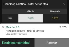 Captura de cuota