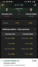 Captura de cuota