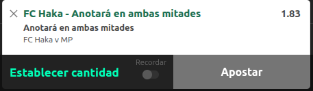 Captura de cuota