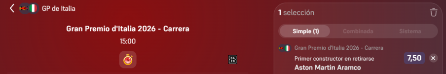 Captura de cuota