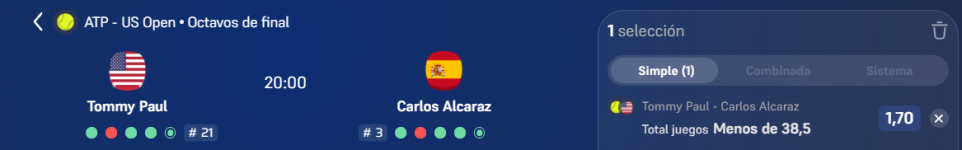 Captura de cuota