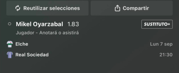 Captura de cuota