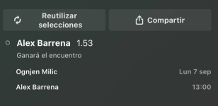 Captura de cuota