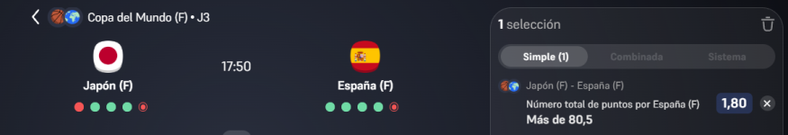 Captura de cuota