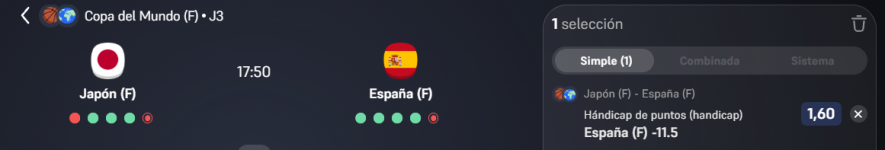 Captura de cuota