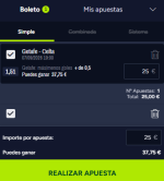 Captura de cuota