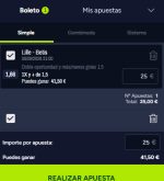 Captura de cuota