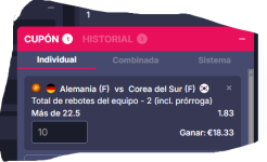 Captura de cuota