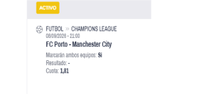 Captura de cuota