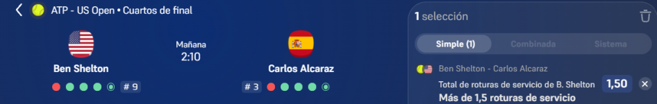 Captura de cuota