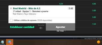 Captura de cuota