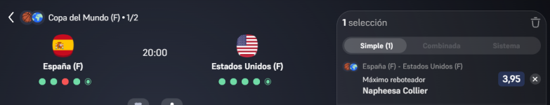 Captura de cuota
