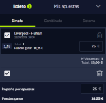 Captura de cuota