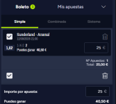 Captura de cuota