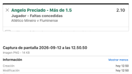 Captura de cuota