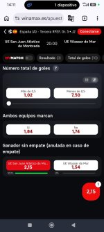 Captura de cuota
