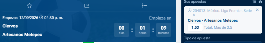 Captura de cuota