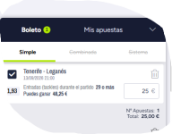 Captura de cuota
