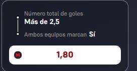 Captura de cuota
