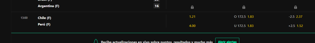 Captura de cuota