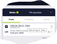 Captura de cuota