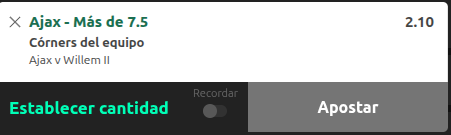 Captura de cuota