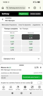 Captura de cuota