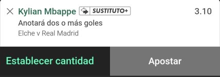 Captura de cuota