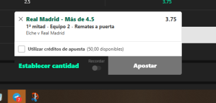 Captura de cuota