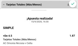 Captura de cuota
