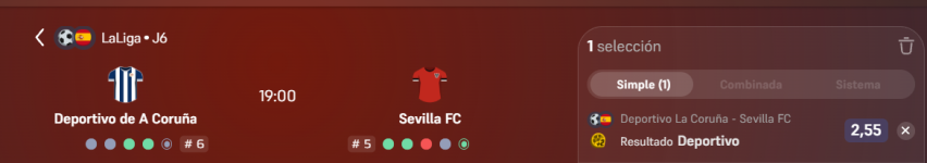 Captura de cuota