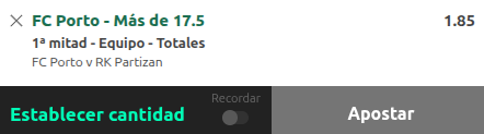 Captura de cuota