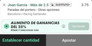 Captura de cuota