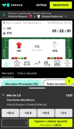 Captura de cuota