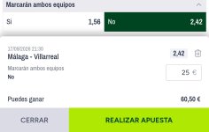 Captura de cuota