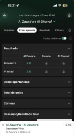 Captura de cuota