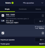 Captura de cuota