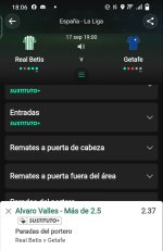 Captura de cuota