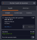 Captura de cuota
