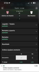 Captura de cuota