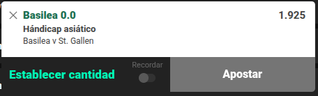 Captura de cuota